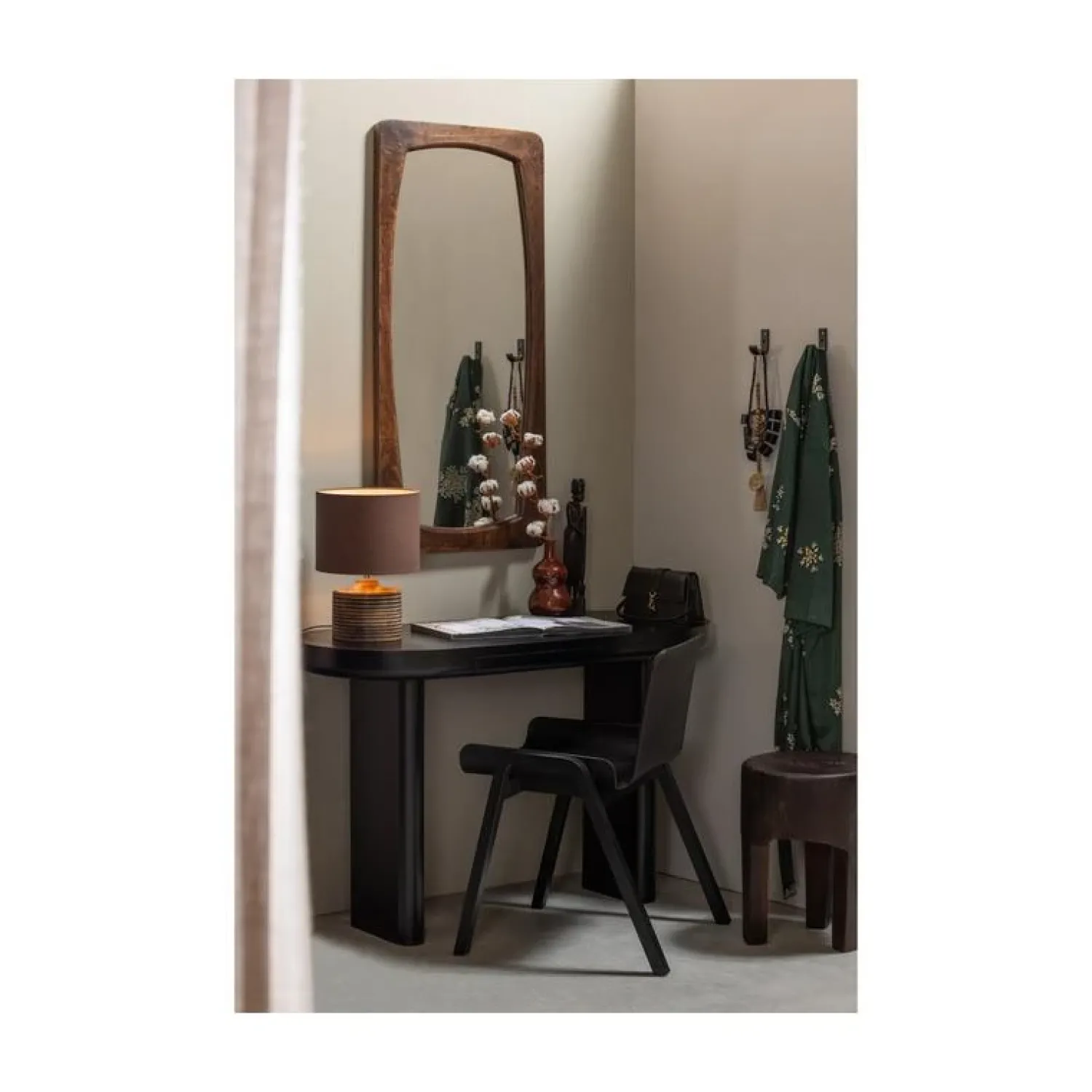 WOOOD Bureautafels|Mael Bureau Fineer Zwart 120cm