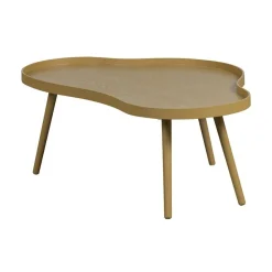 WOOOD Salontafels|Mae Salontafel organisch hout alpaca 100cm