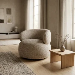 Eleonora Fauteuils|Maeve Fauteuil stof Beige