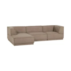 WOOOD Modulaire Banken|Manu Bank Chaise longue Links Teddy Taupe