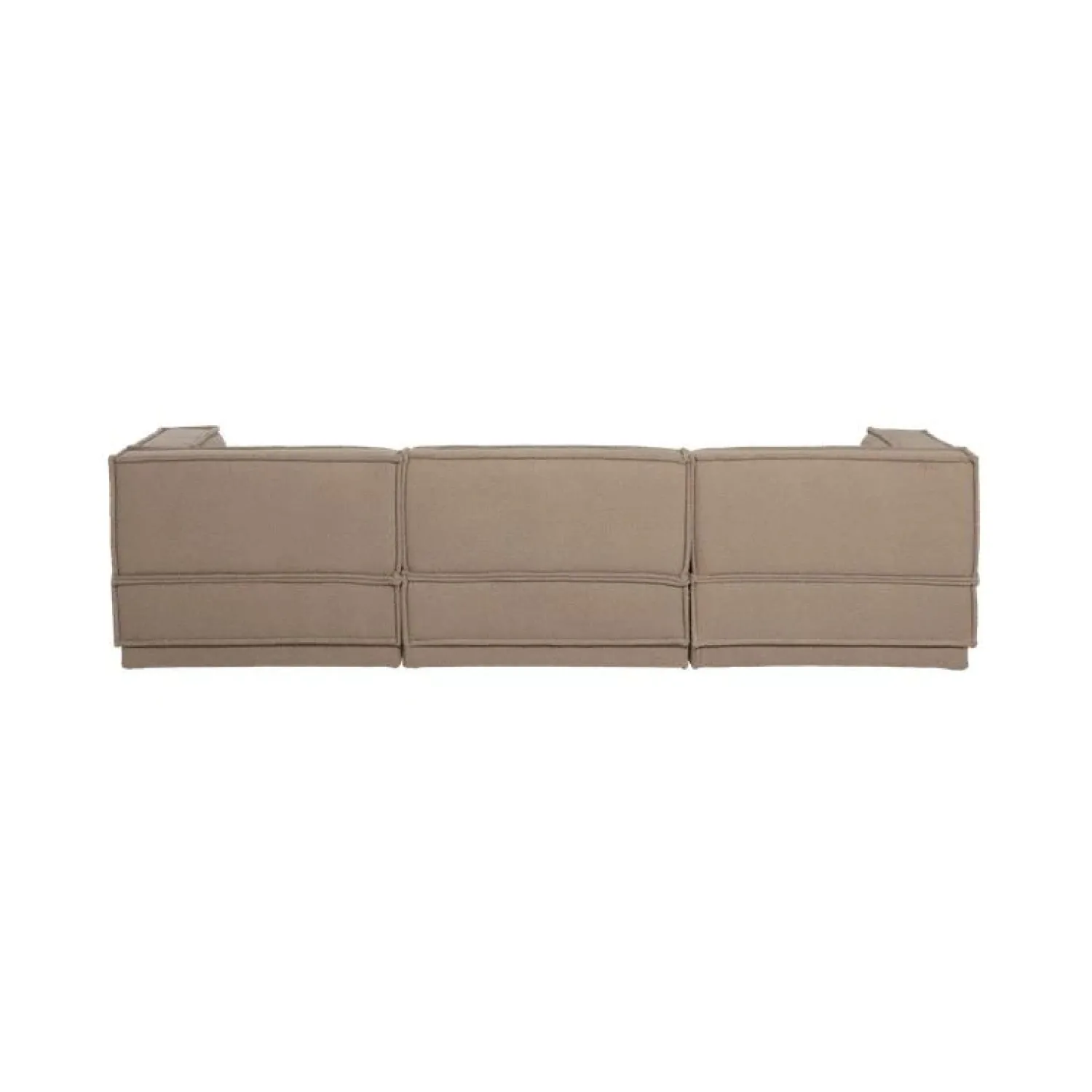 WOOOD Modulaire Banken|Manu Bank Chaise longue Links Teddy Taupe