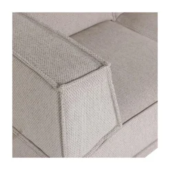 WOOOD Modulaire Banken|Manu Bank Chaise longue Rechts Grove chenille Naturel