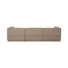 WOOOD Modulaire Banken|Manu Bank Chaise longue Rechts Teddy Taupe