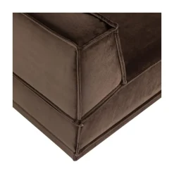 WOOOD Modulaire Banken|Manu Bank Chaise longue Rechts Velvet Bruin