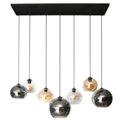 Kalfort Hanglampen|Glazen Hanglamp|Marble 7-lichts glazen hanglamp