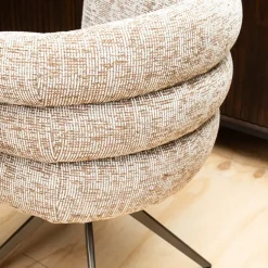 Vellori Design Eetkamerstoelen|Marconi Eetkamerstoel - be fine nature 01 Moon 360 anodic bruin
