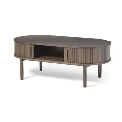 LykkeHome Salontafels|Maria Salontafel ovaal Espresso 120cm