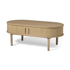 LykkeHome Salontafels|Maria Salontafel ovaal Lichtbruin 120cm