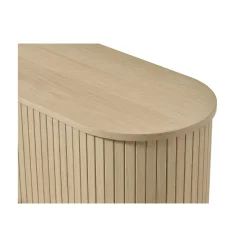 LykkeHome Industriele Kasten|Tv Meubels|Maria Tv meubel Lichtbruin 180cm