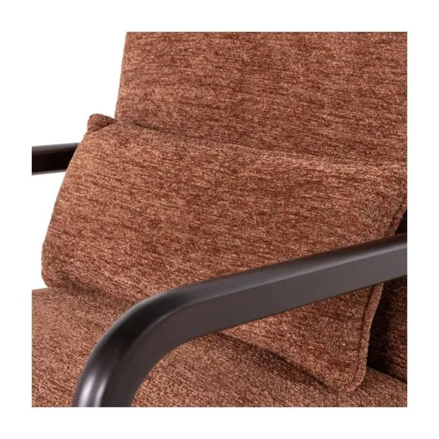 WOOOD Fauteuils|Mark Fauteuil Chenille Bruin