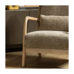 WOOOD Fauteuils|Mark Fauteuil Chenille Zand