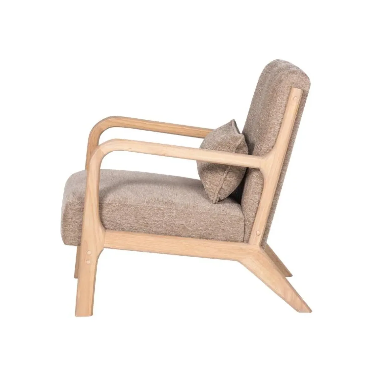 WOOOD Fauteuils|Mark Fauteuil Chenille Zand