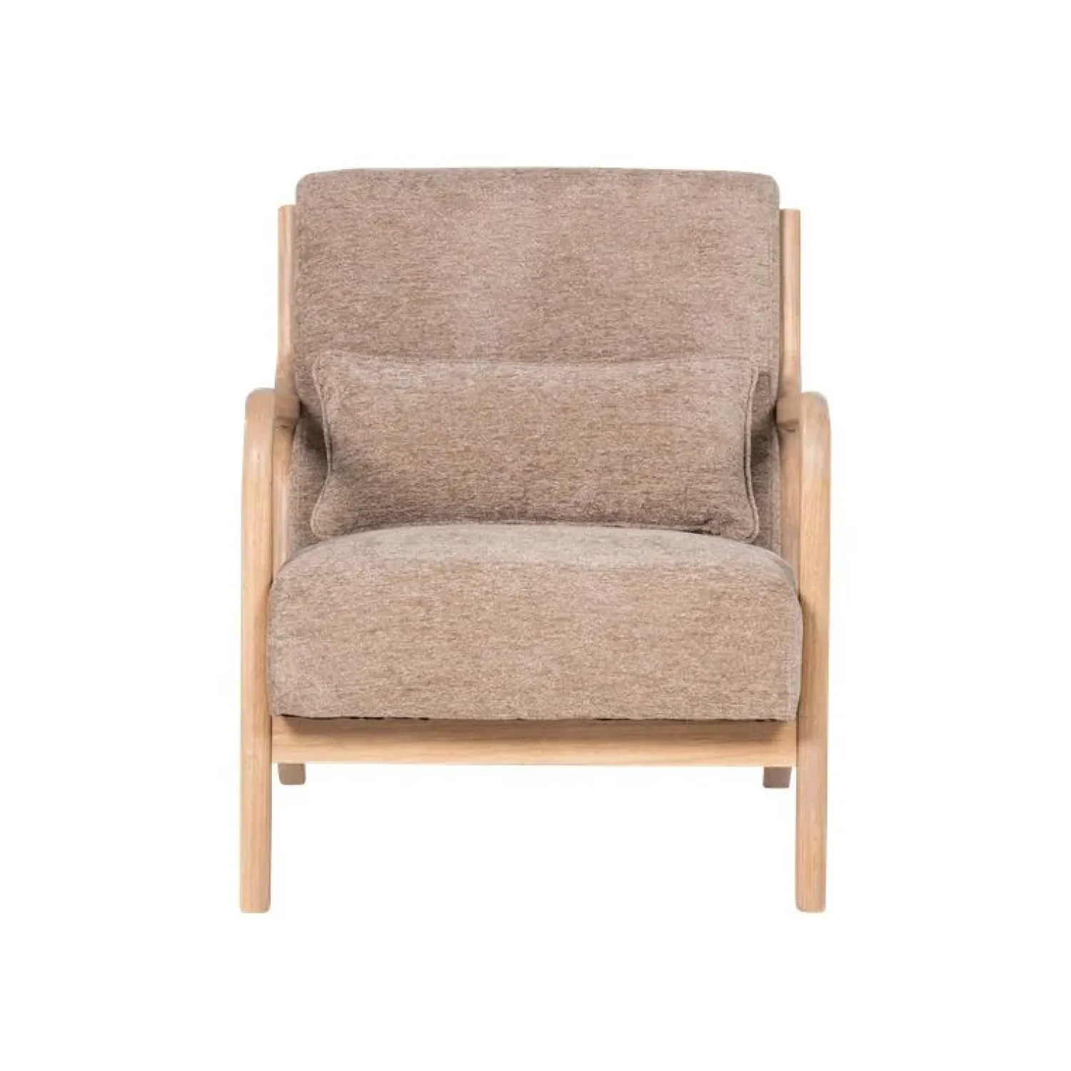 WOOOD Fauteuils|Mark Fauteuil Chenille Zand