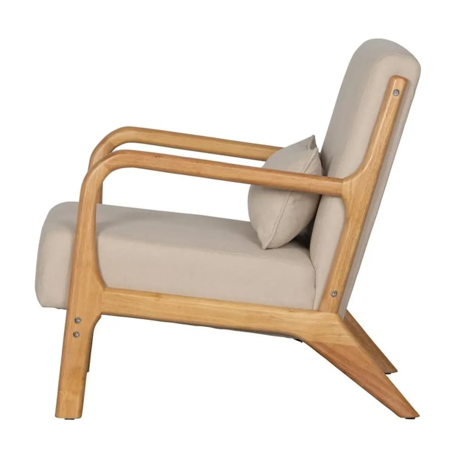 WOOOD Fauteuils|Mark Fauteuil Geweven Stof Naturel