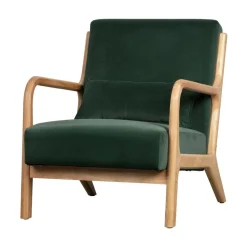 WOOOD Fauteuils|Mark Fauteuil Velvet Flesgroen