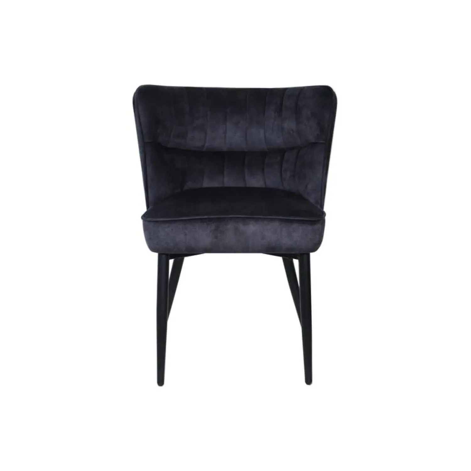 PTMD Eetkamerstoelen|Maro Eetkamerstoel Antraciet Velvet