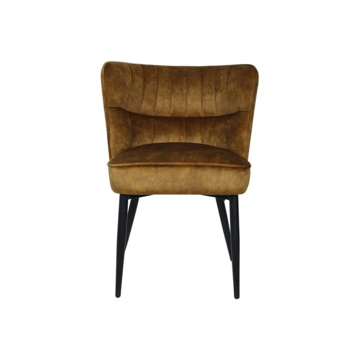 PTMD Eetkamerstoelen|Maro Eetkamerstoel Bruin Velvet