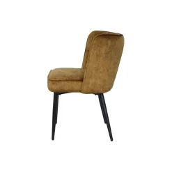 PTMD Eetkamerstoelen|Maro Eetkamerstoel Bruin Velvet
