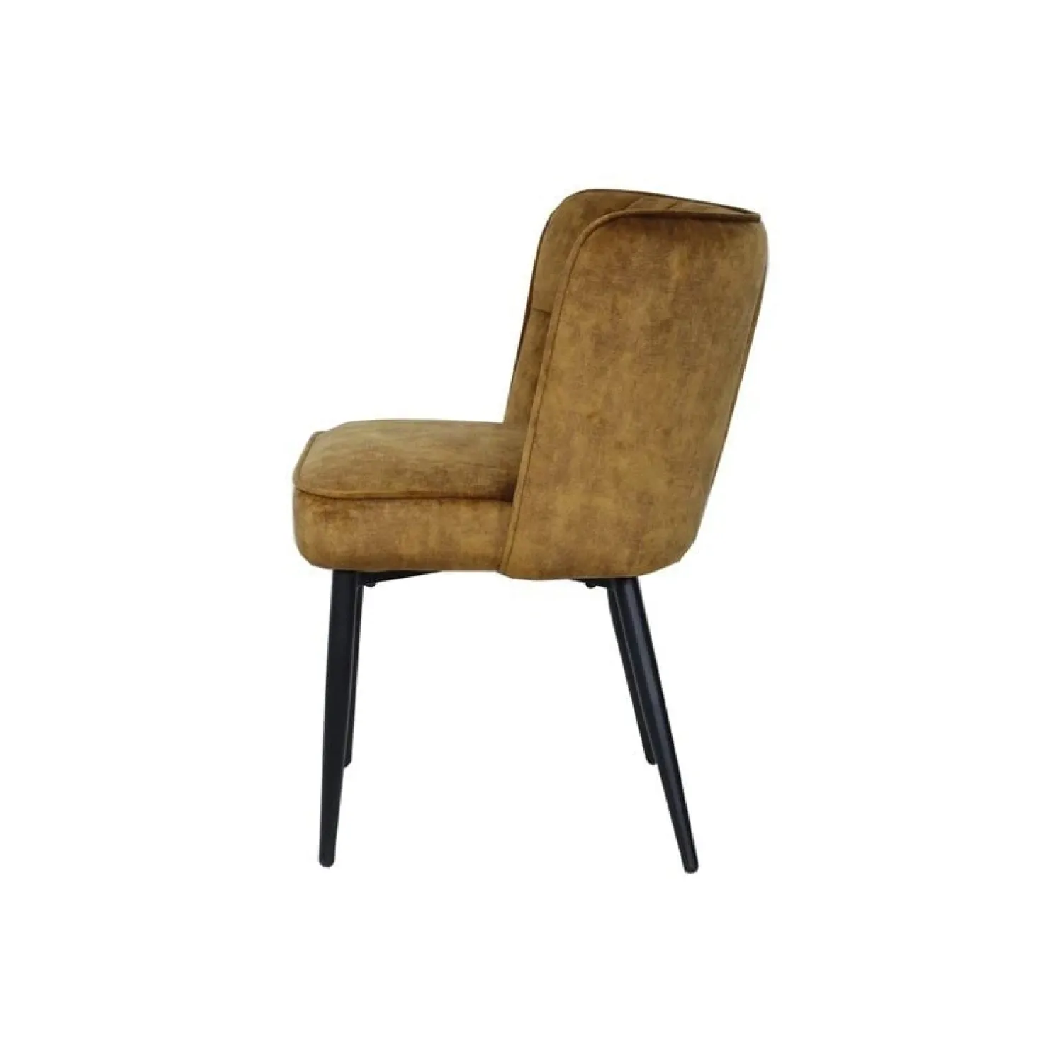 PTMD Eetkamerstoelen|Maro Eetkamerstoel Bruin Velvet
