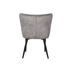 PTMD Eetkamerstoelen|Maro Eetkamerstoel Taupe Velvet