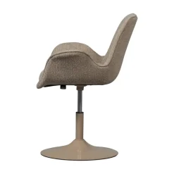 WOOOD Eetkamerstoelen|Marten Eetkamerstoel stof Zand