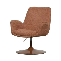 WOOOD Fauteuils|Marten Fauteuil stof Oranje