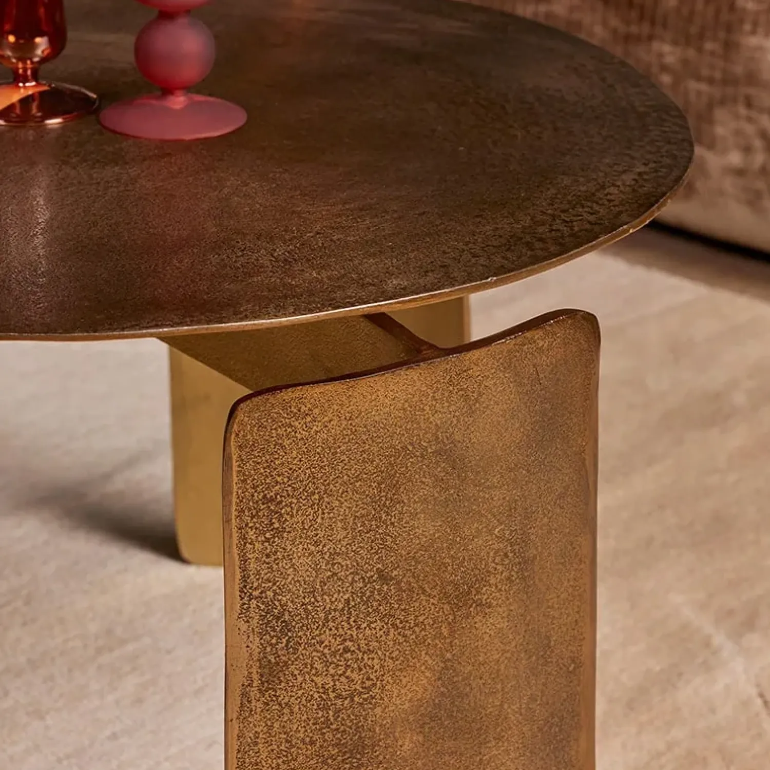 Furndea Salontafels|Marvin salontafel goud 60cm