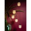 Steinmex Hanglampen|Glazen Hanglamp|Mary 5-lichts Hanglamp getrapt glas