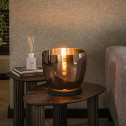Kalfort Tafellampen|Vloerlampen|Masuka 1-lichts Vloerlamp Koper S 29cm
