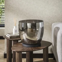 Kalfort Tafellampen|Vloerlampen|Masuka 1-lichts Vloerlamp Smoke M 32cm