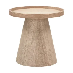WOOOD Bijzettafels|Maud Bijzettafel Conisch rond MDF Naturel 39cm