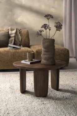 Eleonora Salontafels|Maud Salontafel Bruin mangohout 65cm