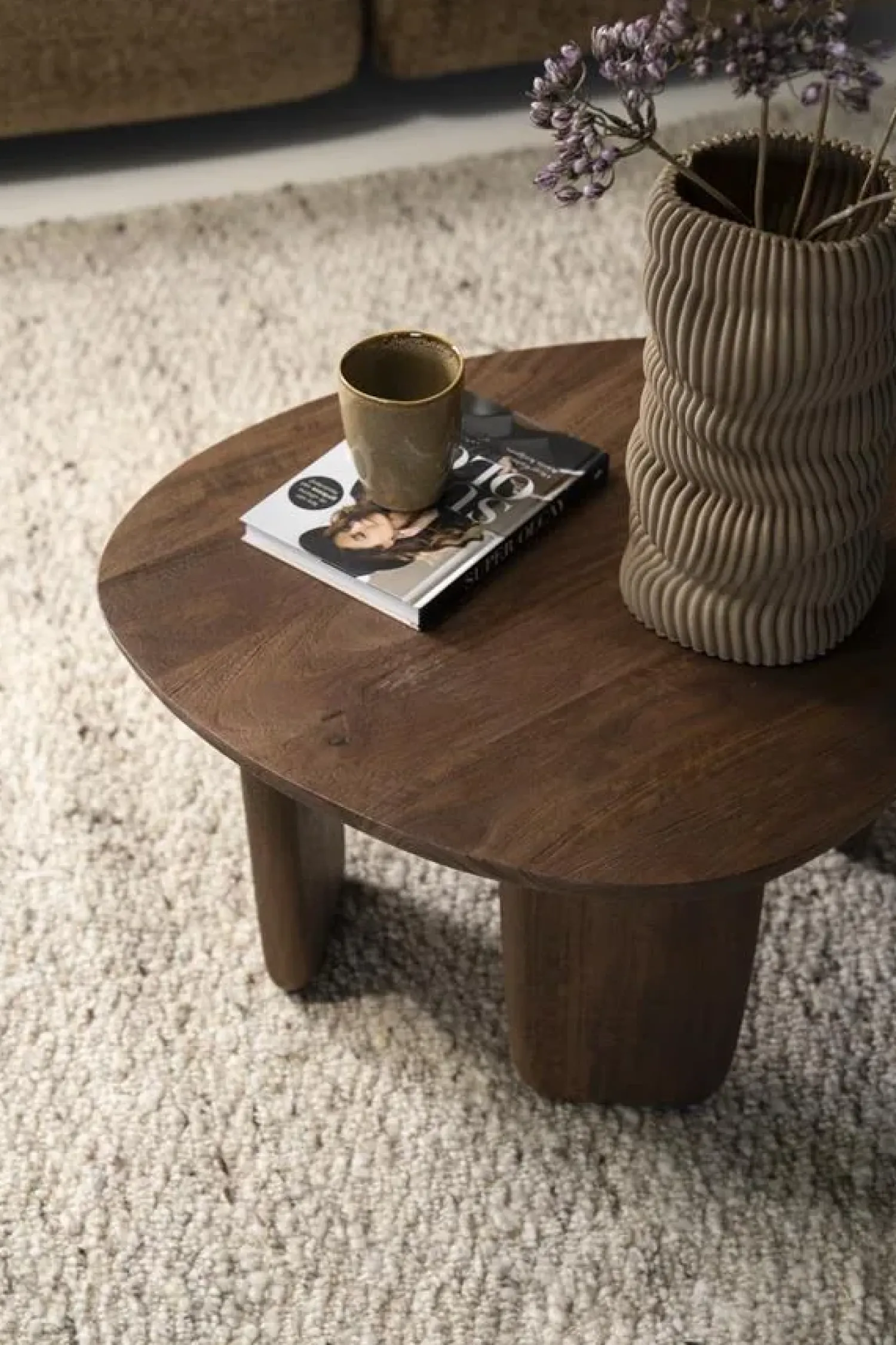Eleonora Salontafels|Maud Salontafel Bruin mangohout 65cm