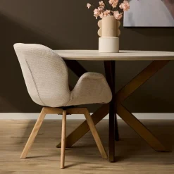 Furndea Eetkamerstoelen|Maxim Eetkamerstoel Beige