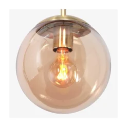 Steinmex Hanglampen|Glazen Hanglamp|Maya 1-lichts Hanglamp 20cm Amber