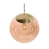 Steinmex Hanglampen|Glazen Hanglamp|Maya 1-lichts Hanglamp 40cm Amber