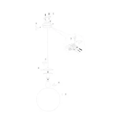 Steinmex Hanglampen|Glazen Hanglamp|Maya 1-lichts Hanglamp 40cm Amber