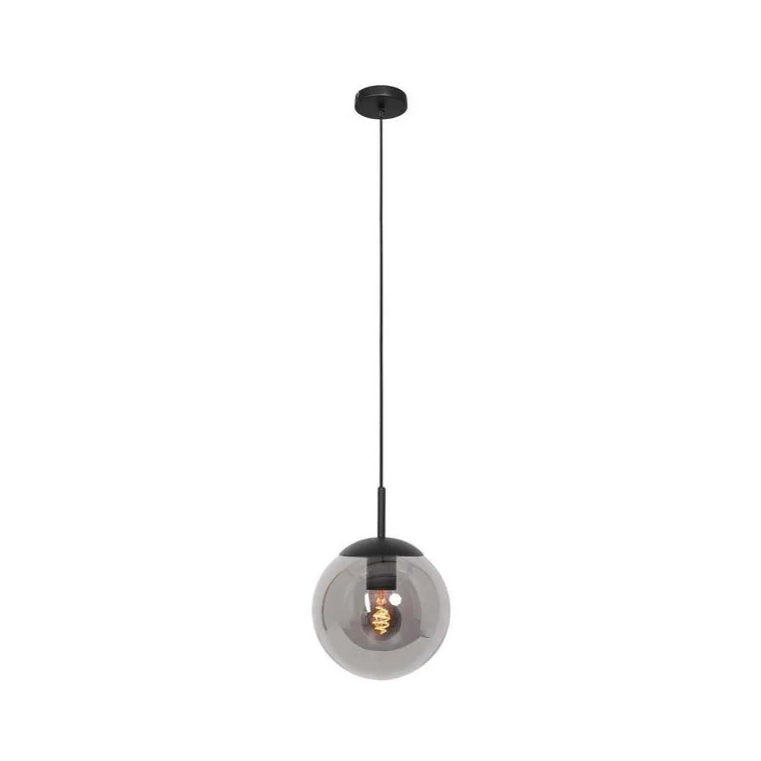 Steinmex Hanglampen|Glazen Hanglamp|Maya 1-lichts Hanglamp 20cm Smoke