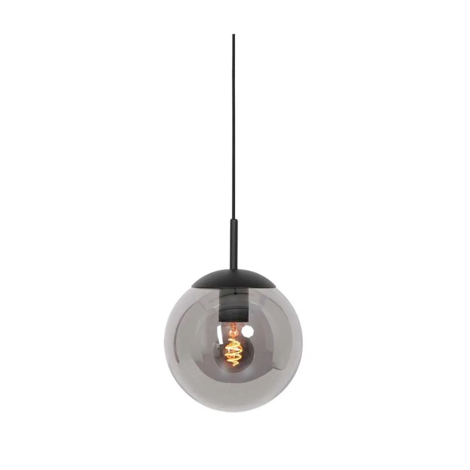 Kalfort Hanglampen|Glazen Hanglamp|Maya 1-lichts Hanglamp 25cm Smoke