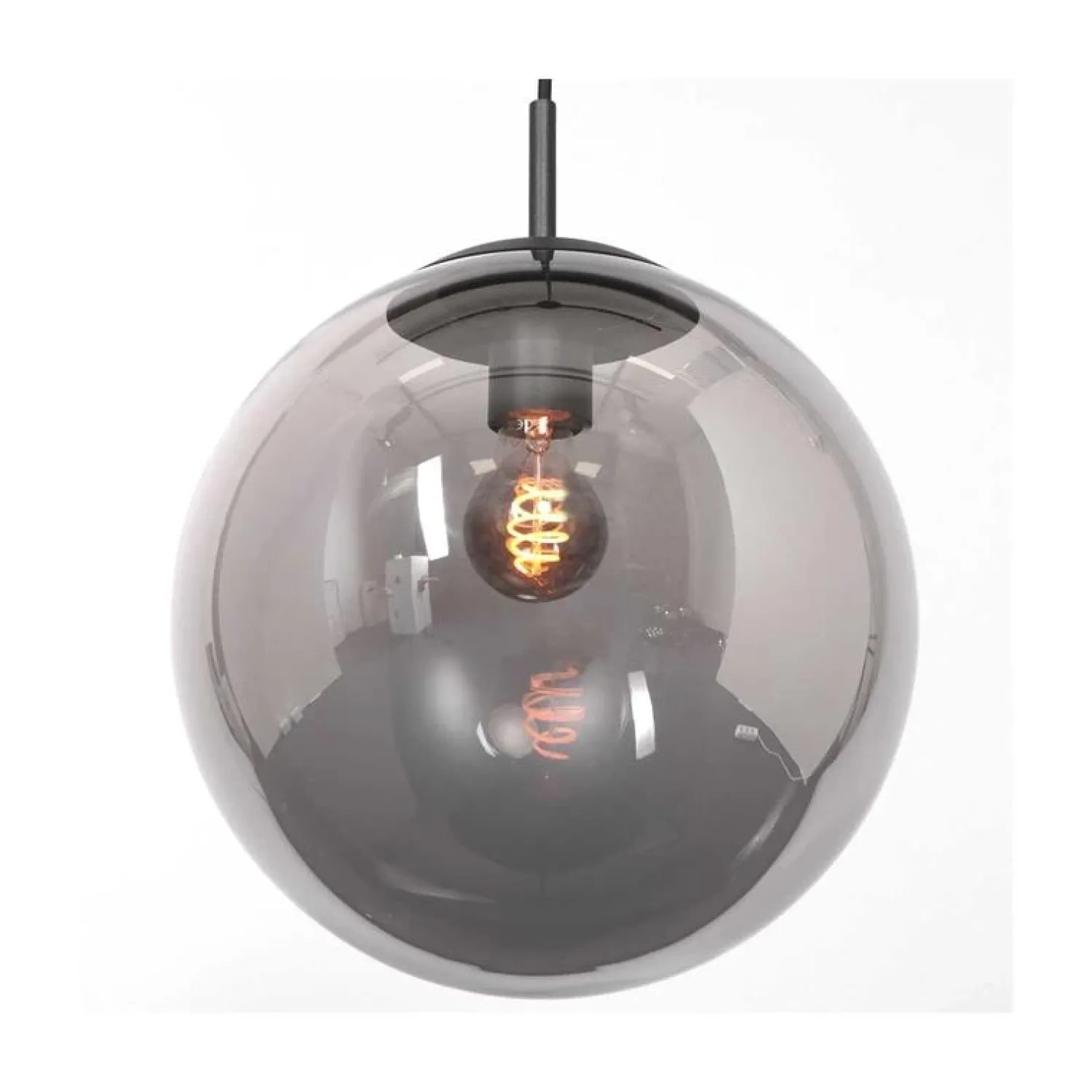 Steinmex Hanglampen|Glazen Hanglamp|Maya 1-lichts Hanglamp 30cm Smoke