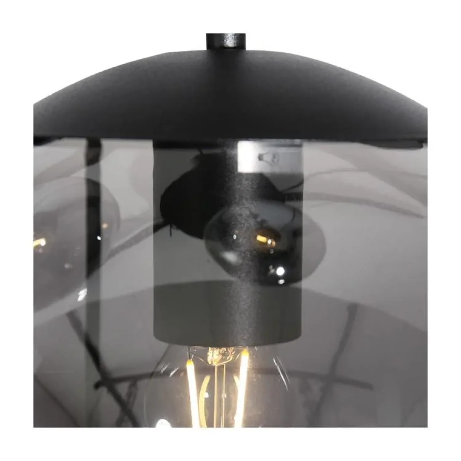 Steinmex Hanglampen|Glazen Hanglamp|Maya 5-lichts Hanglamp Getrapt Smoke