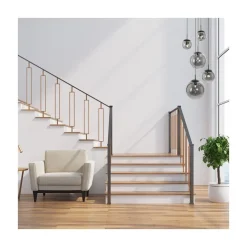 Steinmex Hanglampen|Glazen Hanglamp|Maya 5-lichts Hanglamp Getrapt Smoke