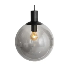 Steinmex Hanglampen|Glazen Hanglamp|Maya 3+2 lichts Hanglamp Getrapt Smoke