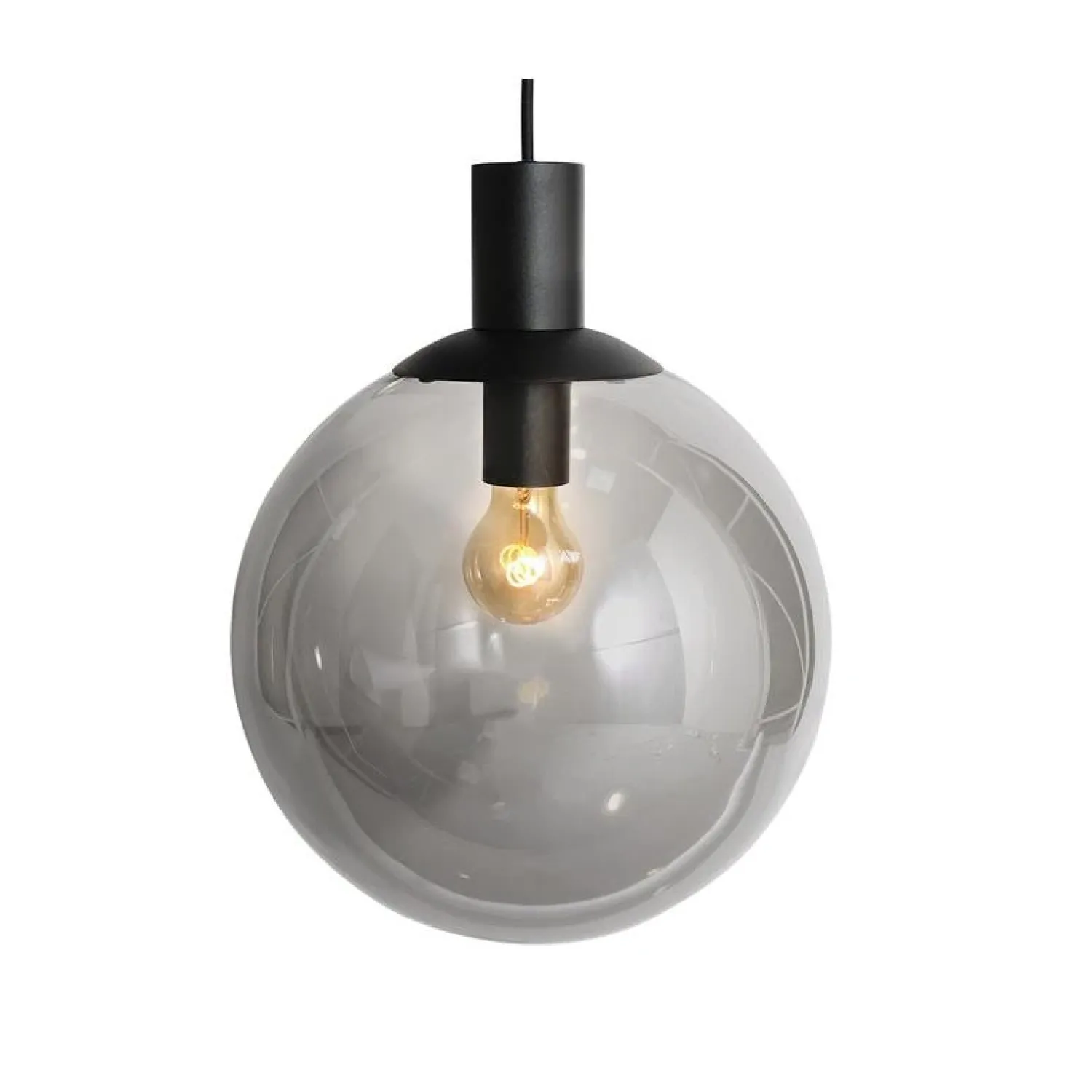 Steinmex Hanglampen|Glazen Hanglamp|Maya 3+2 lichts Hanglamp Getrapt Smoke