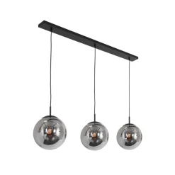 Steinmex Hanglampen|Glazen Hanglamp|Maya 3-lichts Hanglamp Smoke