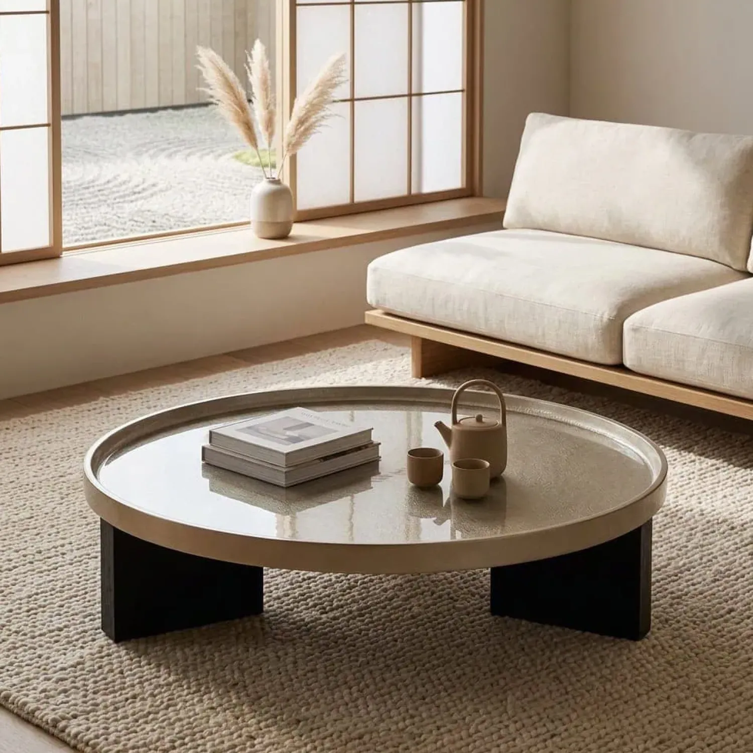 Eleonora Salontafels|Mayson Salontafel beige 120 cm