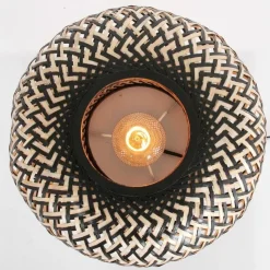 Steinmex Tafellampen|Maze 1-lichts Tafellamp donker hout