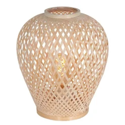 Steinmex Tafellampen|Maze 1-lichts Tafellamp licht hout