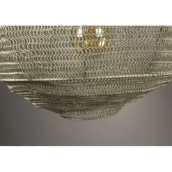 Dutchbone Hanglampen|Meezan 1-lichts Hanglamp Grijs 50cm