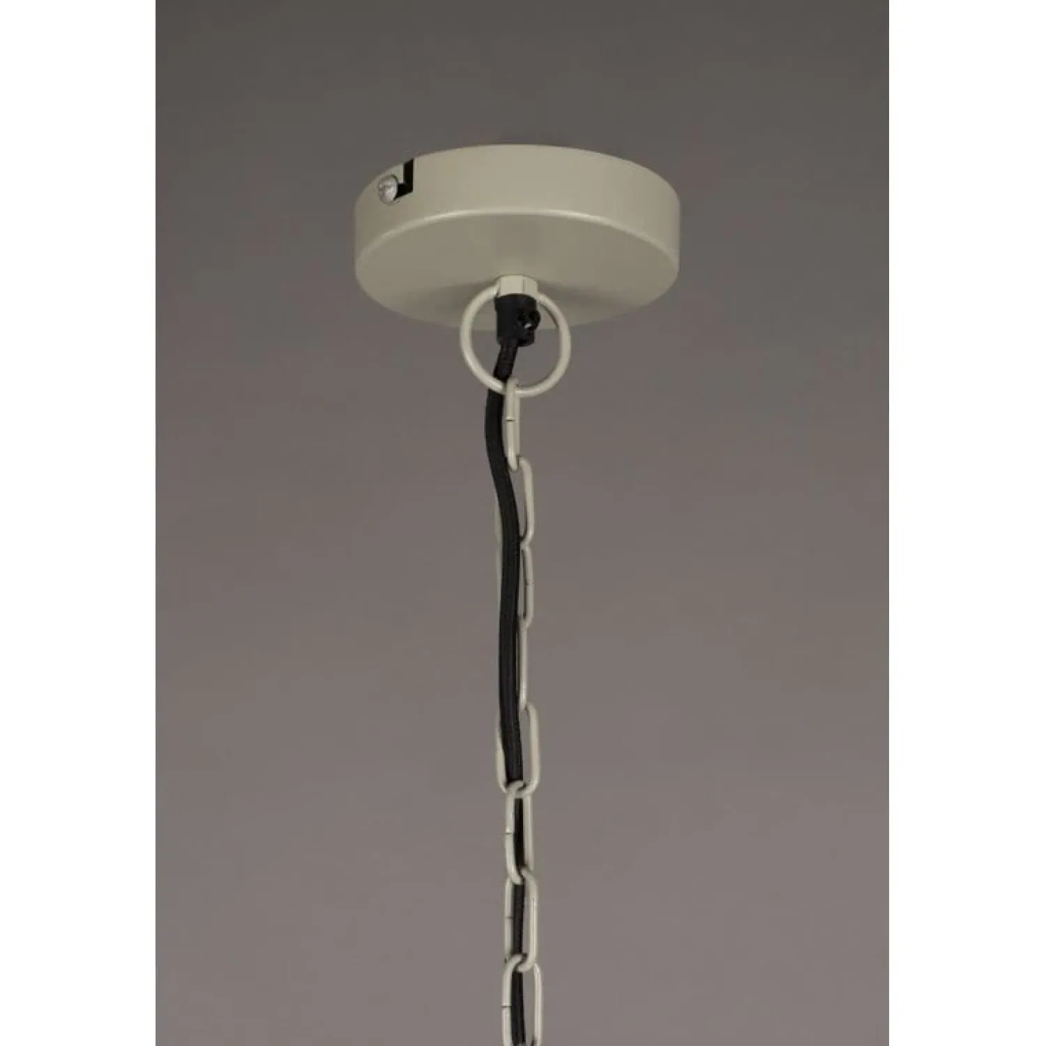 Dutchbone Hanglampen|Meezan 1-lichts Hanglamp Grijs 70cm